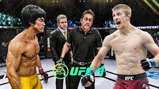 Bruce Lee vs Arnold Allen - EA Sports UFC 4 - Bruce Lee Fight Club 🔥🐲