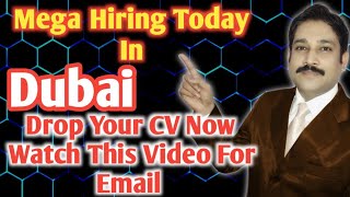 Dubai Jobs Today 2022| Jobs in Dubai | UAE Jobs Today