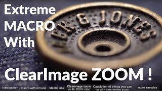 reviewing Clear Image zoom for EXTREME macro with Sony A6500 + 6 tips to when to use clearimage zoom