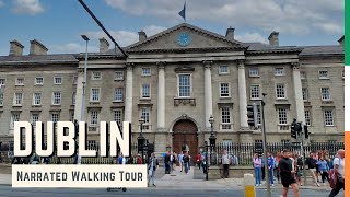 DUBLIN 🇮🇪 | 4K Narrated Walking Tour | Let's Walk!