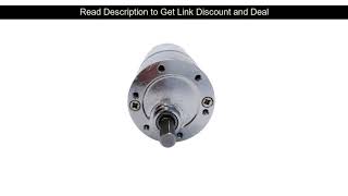 Review  GB37RH DC 12V gear motor 24V DC motor 5 RPM 10/15/20/30/45/50/60/80/100/200/300/400/600/800