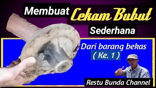 Membuat cekam bubut sederhana dari barang bekas (ke 1)