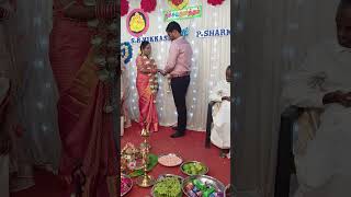 Engagement Function 💍😍😍 Vikkash Weds  Sharmila #engagement #wedding #couples #functions #ytshorts 😍😍