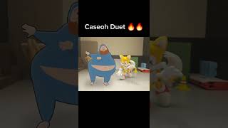 Caseoh kpop dance collab #tails #funny #memes