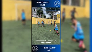 Por dentro do treino 23/02: Domínio Orientado , Finalização a gol e joguinho 5x5 com 3 toques