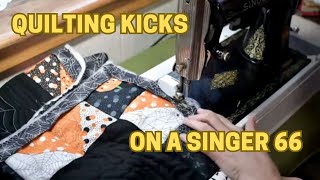 Getting My Quilting Kicks with a Vintage Singer 66: Working With a 75 Year Old Sewing Machine