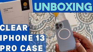 Simtect Crystal Clear for iPhone 13 Pro Case MagSafe unboxing and installation