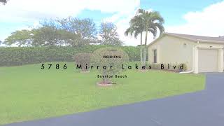 5786 Mirror Lakes Blvd, Boynton Beach