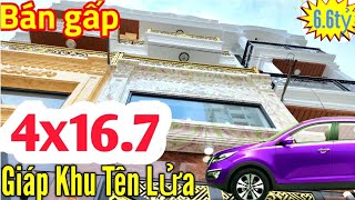 Bán nhà hẻm 730 Hương lộ 2 Bình Tân "MỚI TO ĐẸP" 4x16.7m, 5 tầng (Giáp Hòa Bình Q11)