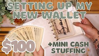 Setting Up My New Wallet | + Mini Cash Stuffing! | New Envelopes! | 24 Year Old Budgets