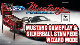 Mustang Pinball Gameplay & Silverball Stampede Wizard Mode