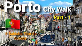 Porto, Portugal Historic City Centre Walk (with subtitles) Part-1 (4K Ultra HD)