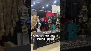 Almost show time in Peoria Illinois Deer Classic #hunting #gear #deer #predatorhunting