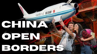 CHINA OPEN BORDERS TO TRAVELERS As Chinese Citizens Struggle With Travel Restrictions.