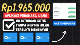 Belum Viral💸 Aplikasi Penghasil Uang Saldo Dana Tercepat 2024 Terbukti Membayar | Apk Penghasil Dana