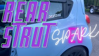 Spark EV Megan Racing rear Strut or Stock install Stock spring