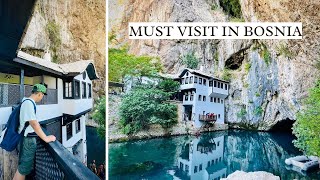 Bosnia- Blagaj Dervish House Kravice Waterfalls Pocitelj - All in one video