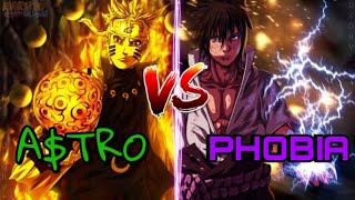 Astro vs Phobia SCRIM MATCH|  Naruto to Boruto Shinobi Striker