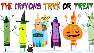 🎃 Kids Halloween Book Read Aloud: THE CRAYONS TRICK or TREAT 👻  by Drew Daywalt