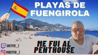 COMO ES UN PENTHOUSE EN LAS PLAYAS DE MALAGA ESPAÑA🏖