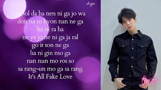 BTS - Fake Love (Easy Lyrics) (Karaoke)