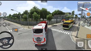 Bus pariwisata update terbaru tujuan Pelabuhan Bakauheni dari Lampung - Bus Simulator Indonesia