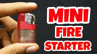 How to make A MINI Fire Starter at home | HOW TO | DIY | KMA INSANE HACKER