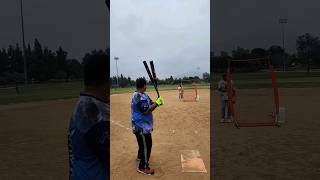 Swing once, Miss twice! #SwingAndMiss #Shorts #YTShorts #YouTubeShorts #NoContact #FYP #Softball