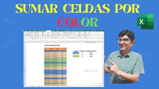 SUMAR CELDAS POR COLOR en Excel