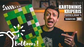 Сделай сам: MINECRAFT CREEPER из коробки / ПОДЕЛКИ СВОИМИ РУКАМИ