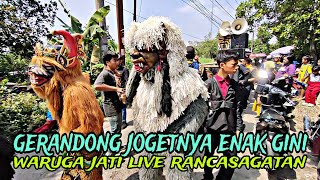 waruga jati hari ini live rancasagatan!! gerandongnya joget || putra kembar dangiang waruga jati