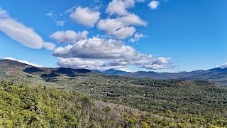 Aerial tour of the White Mountains of NH plus Mount Washington Resort