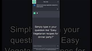 🍲 ChatGPT Suggests Easy Dinner Recipes | Use Case Series - Part 1 🤖#chatgpt #dinnerrecipe #shorts