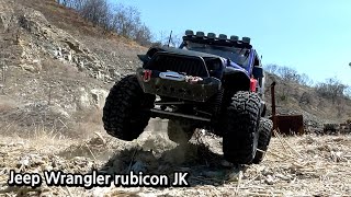 Jeep Wrangler Rubicon, scx10 ii  off-road adventure,  지프 랭글러 루비콘, rc crawler,  오프로드, epic 23-08