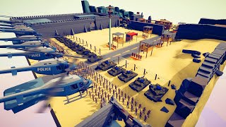 CAN 200x MILITARY SOLDIER CLEAR ENEMY BASE? - Totally Accurate Battle Simulator TABS