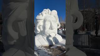 Last day to check out the International Snow Sculpture Championships! ❄️🏆 #breckenridge #snow