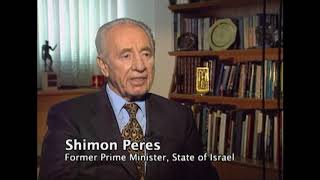 Simon Peres (Former Primer Minister, State of Israel) - Part I