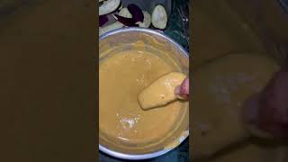 🍆 pakoda..#baiganpakoda #baigan #pakora #instant #tasty #youtube #food #shots