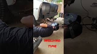 Corvette work welding