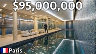 Inside a Seven Floor $95,000,000 PARIS Mansion With an Underground Pool