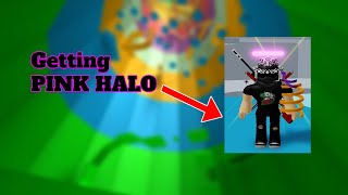 Getting Pink Halo In Tower Of Hell Roblox