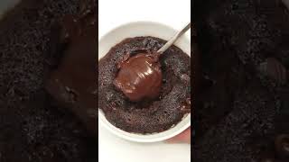 Chocolate Mug Cake Recipe | Microwave (1 Minute) #Shorts