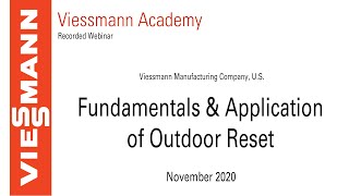 Online Seminar: Fundamentals & Application of Outdoor Reset - November 2020