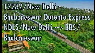 12282 New Delhi Bhubaneswar Duronto Express Time table 😍 Fare 😍 #india, #indianrailways, #trains,