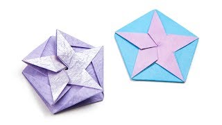 Origami White Star Tato/Coaster Tutorial (Philip Chapman-Bell) - Paper Kawaii