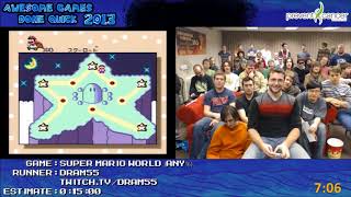 Super Mario World (11 Exit) by Dram55 in 10:40 - AGDQ 2013