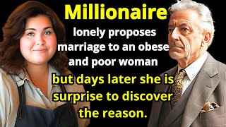 millionaire lonely proposes marriage to an obese and poor woman, but days later she is surprise to d