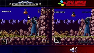 Bram Stoker's Dracula | Mega Drive/ Genesis & SNES | Comparison - Dual Longplay