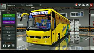 athmaram travels livery for Volvo b9r | bussid | bus simulator Indonesia | indian mods | bahubali 2