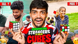 Solve Cube And Get Money Challenge In Public | First Time In India |